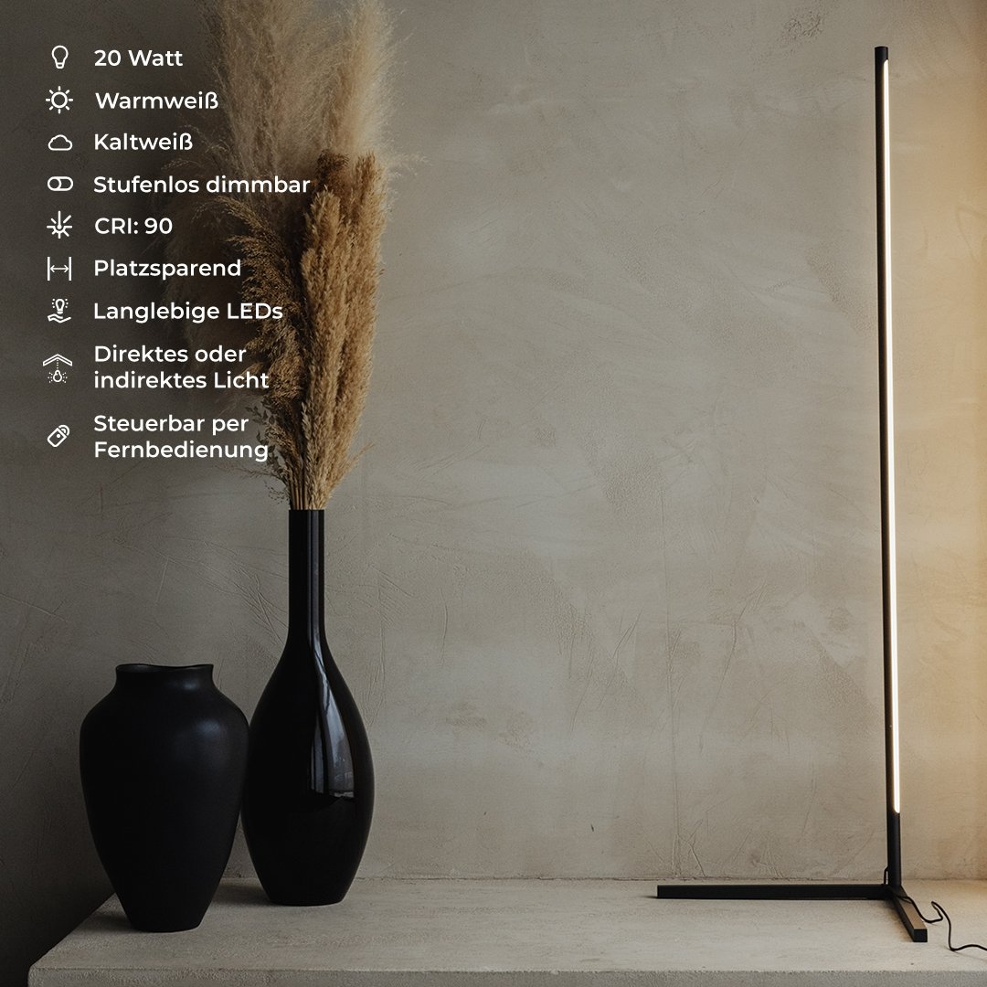 HELIOS | Energieeinsparende LED | Schlankes Design | Moderne Beleuchtung für Wohnzimmer und