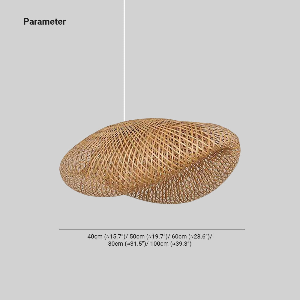 ZenBamboo | Lampa LED | Materiał bambusowy | Nowoczesne | Oświetlenie sypialni | Ciepła biel | Naturalny i ciemny bambus | Stylowy design