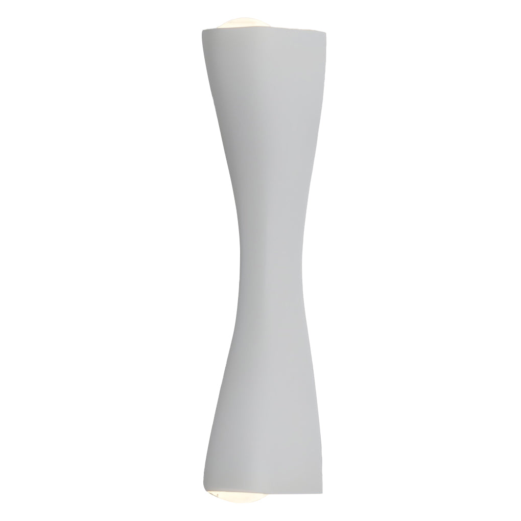 LumiBriljant LED-Wandleuchte | Moderne Metalloberfläche | Doppelte Lichtausrichtung | Elegantes Design | Energieeffizient | Maße 15x10x5 cm