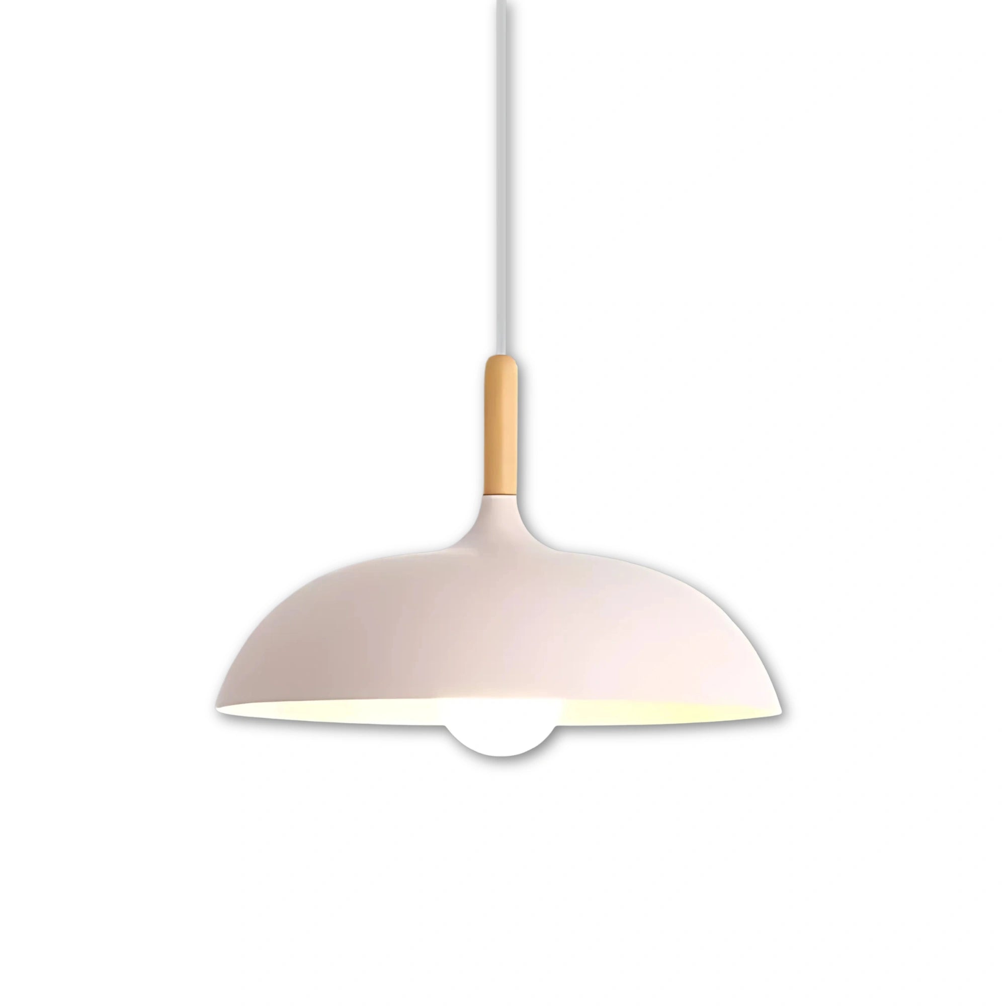 Skandinavisk | Moderne NordicLight Loftlampe | LED E27 | Eg og Jern | Justerbar Længde 100 cm | Varm Hvid | Kølig Hvid | AC110V-220V | Energivenlig Indendørs Belysning | Multifarvet | Elegant design | Høj Kvalitet