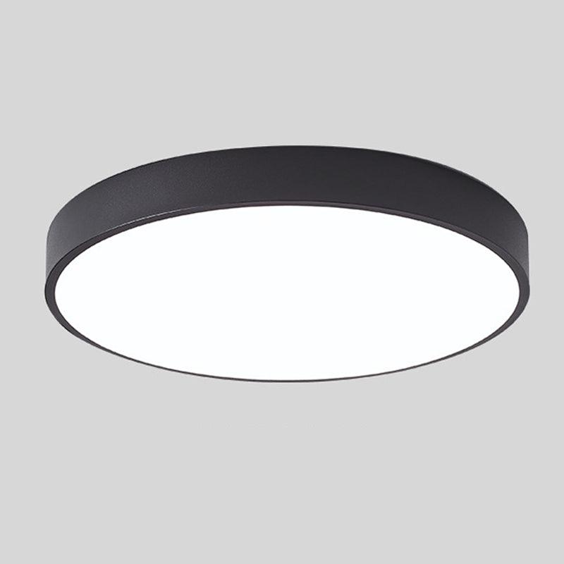 Træ LED Loftlampe | Cirkulær Design | Skandinavisk Stil | Metal + Akryl Materiale | 220V | 5-10m² Belysning | Ideel til Soveværelse Balkon Studie | Moderne Elegance