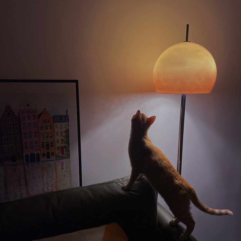 Salgado | Moderne Stehlampe | Schlankes Profil | Strapazierfähige Materialien | Effektive Beleuchtung | Perfekt für Wohnzimmer, Schlafzimmer oder