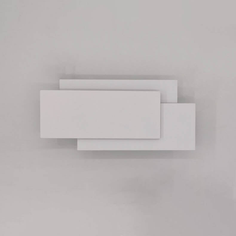 Luminoir LED Éclairage Mural | Design Industriel | Blanc/Noir | Aluminium Minimaliste | Éclairage Efficace | 7x26x11 cm | Tension