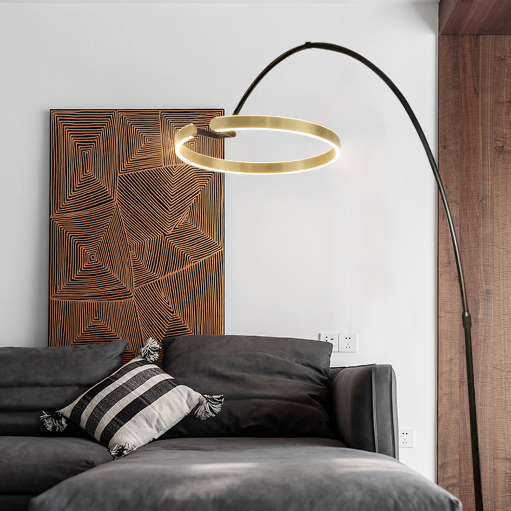 Moderne bogenförmige Stehlampe | Elegantes Design | Effektive Beleuchtung | Strapazierfähige Materialien | Ideal für Wohnzimmer, Schlafzimmer oder