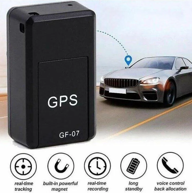 Magnetisk Mini GPS-Tracker | Realtidspositionering & Global Dækning | Lang Batteritid | Sort | ABS-plast | Vattentålig & Nem Installation | Kompatibel med Android & iOS | Inkluderer SOS- og Bevægelsesalarm