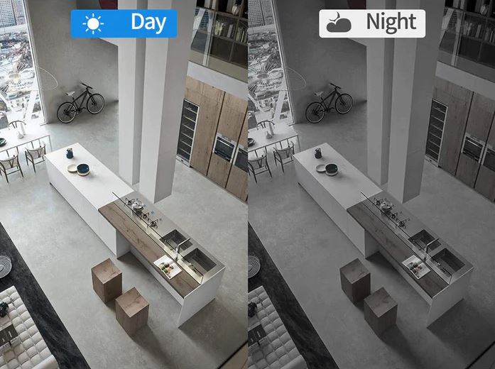 SECURECAM | Kompakt WiFi Kamera | Full HD 1080p | Natkikkert Infrarød | Til Smartphone | Udendørs & Indendørs | iOS & Android Kompatibel | Cloud & microSD Lagring | Hjem & Kontor Overvågning