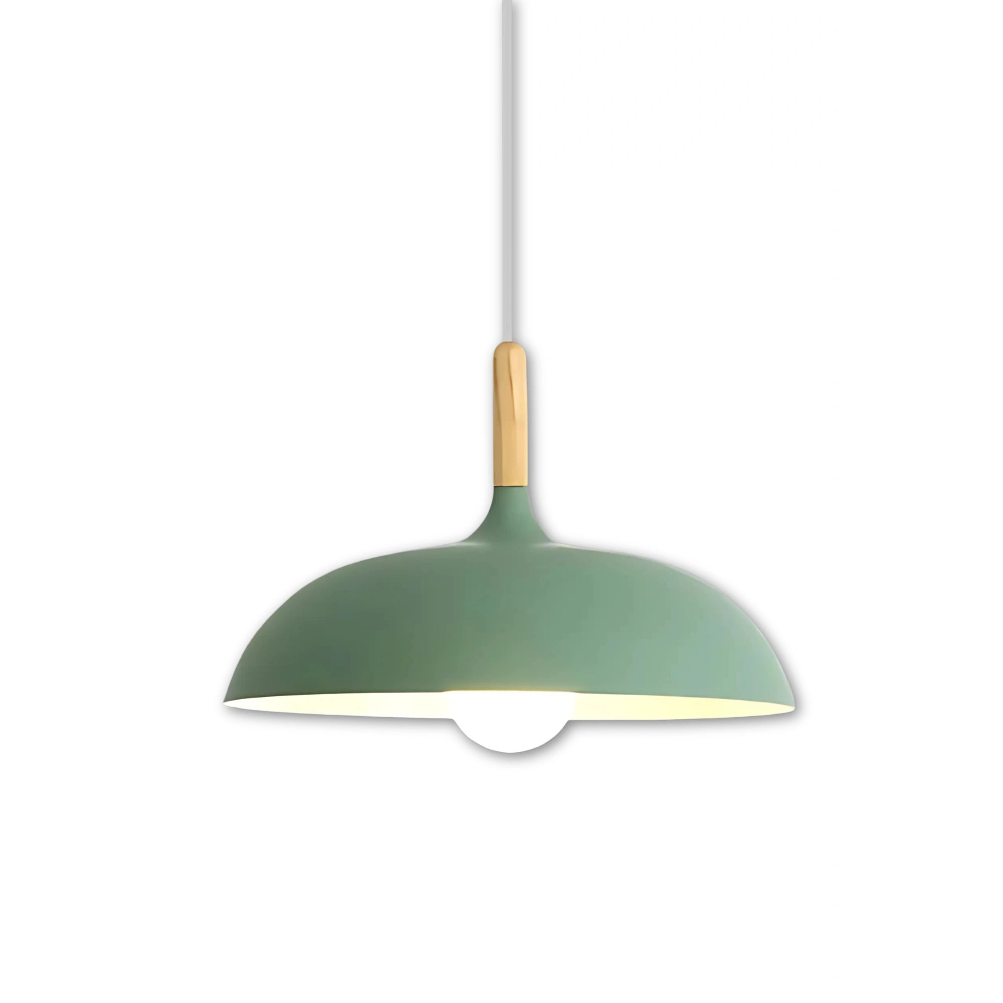 Skandinavisk | Moderne NordicLight Loftlampe | LED E27 | Eg og Jern | Justerbar Længde 100 cm | Varm Hvid | Kølig Hvid | AC110V-220V | Energivenlig Indendørs Belysning | Multifarvet | Elegant design | Høj Kvalitet