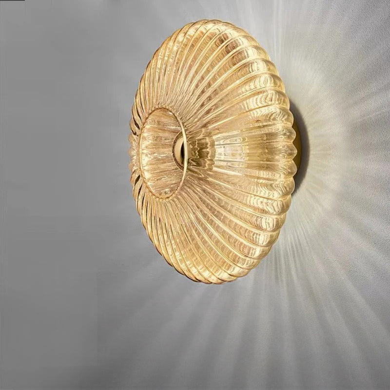 LumeGlass Væglampe | Elegant Glasdesign | Ambient Belysning | Højkvalitets Materialer | Tidløst Design
