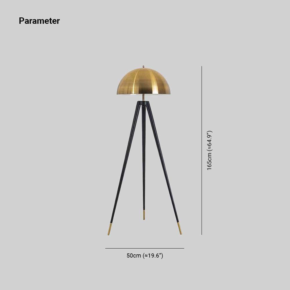 Zantriano | Stehlampe | Modernes Design | Halbrunde Schirm | Retro-inspiriert | Langlebiges Material | Zeitloser Look | Ideal für Wohnzimmer und