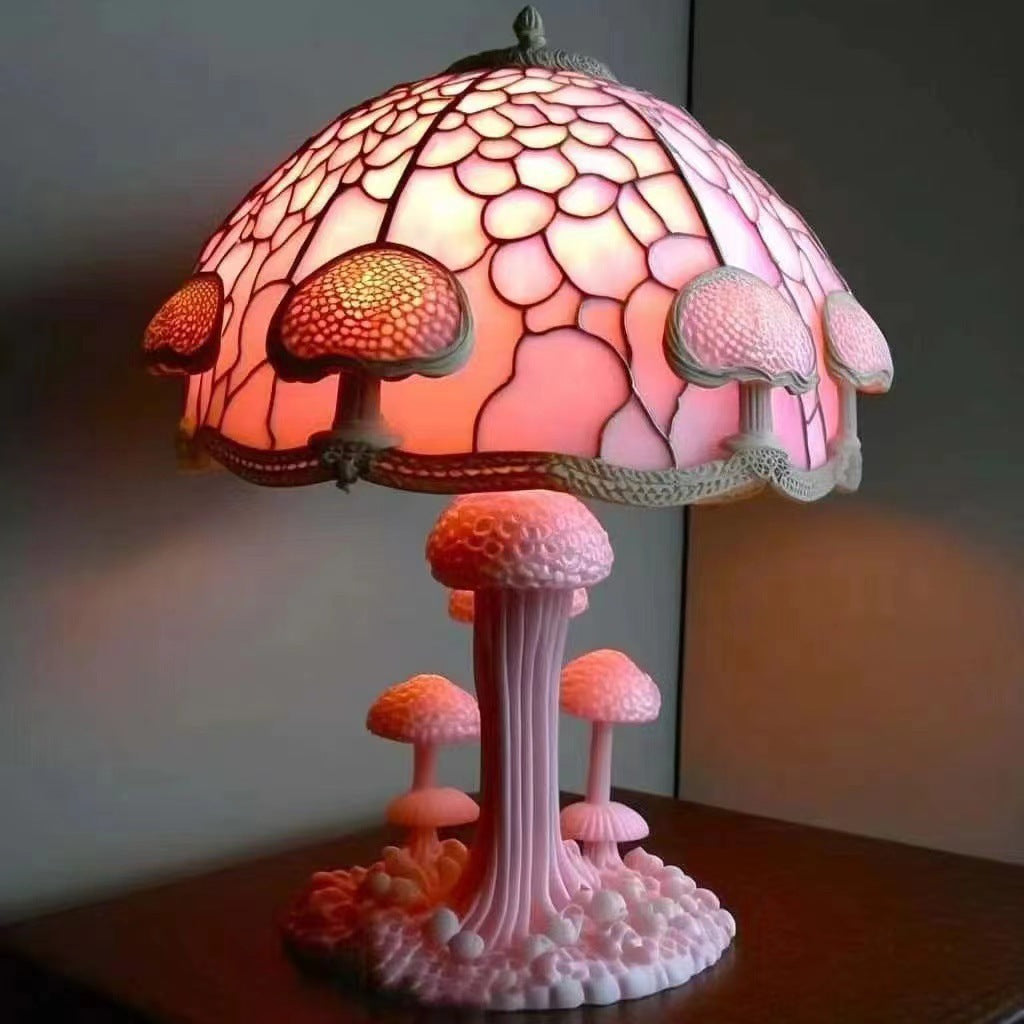 MagicLume Glødelampe | Elegant Design | Multifarvet Glas | Hjem Lys | Stabil Konstruktion | 220-240V | E27 Kompatibel