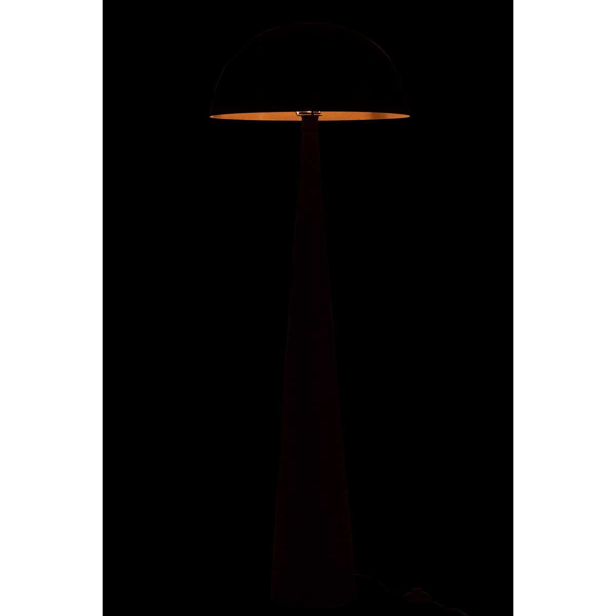 Schwammförmige Stehlampe | Metall | Schwarz | H 148 cm | Elegant und Modern