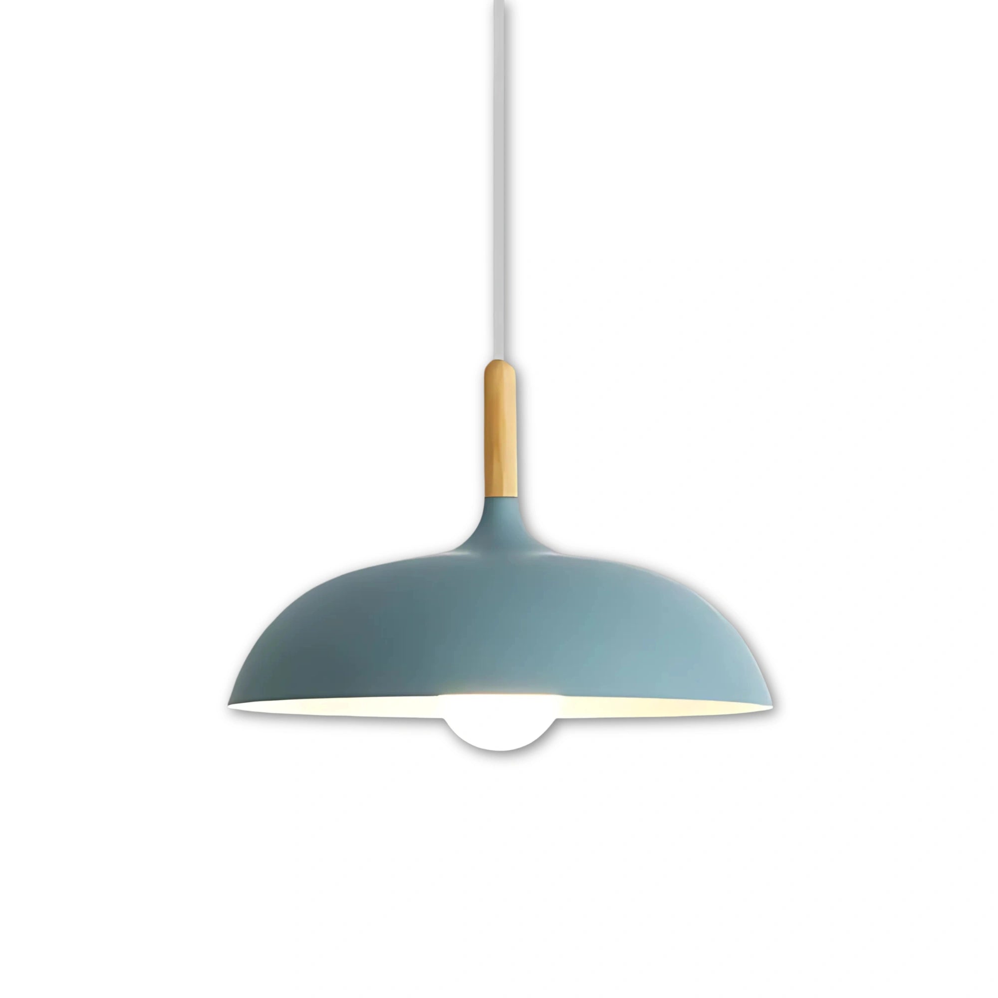 Skandinavisk | Moderne NordicLight Loftlampe | LED E27 | Eg og Jern | Justerbar Længde 100 cm | Varm Hvid | Kølig Hvid | AC110V-220V | Energivenlig Indendørs Belysning | Multifarvet | Elegant design | Høj Kvalitet