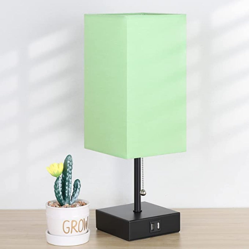 USB-Lampe mit Ladestation | Zwei USB-Ports | Inklusive 9W LED-Lampe | Hörschirm