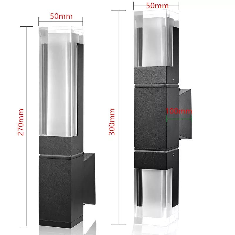 MotionGuard | Smarte Außenleuchten mit Bewegungssensor | LED-Wandbeleuchtung | Wetterbeständiges Design | IP65 wasserdicht | Energieeffizient