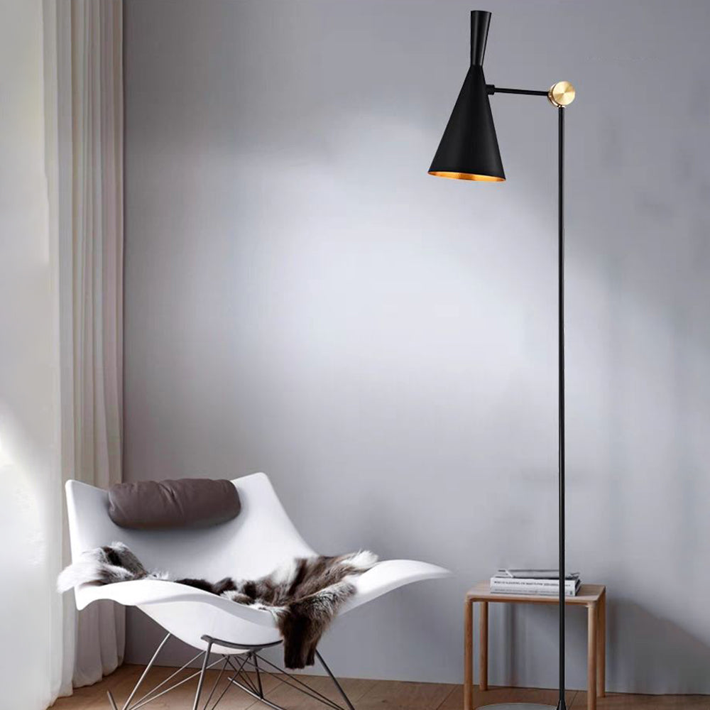Dorviana Stehlampe | Modernes Design | Verstellbarer Lampenkopf | Robuster Rahmen | Minimalistischer Stil | Hohe Qualität | Perfekt für Wohnzimmer