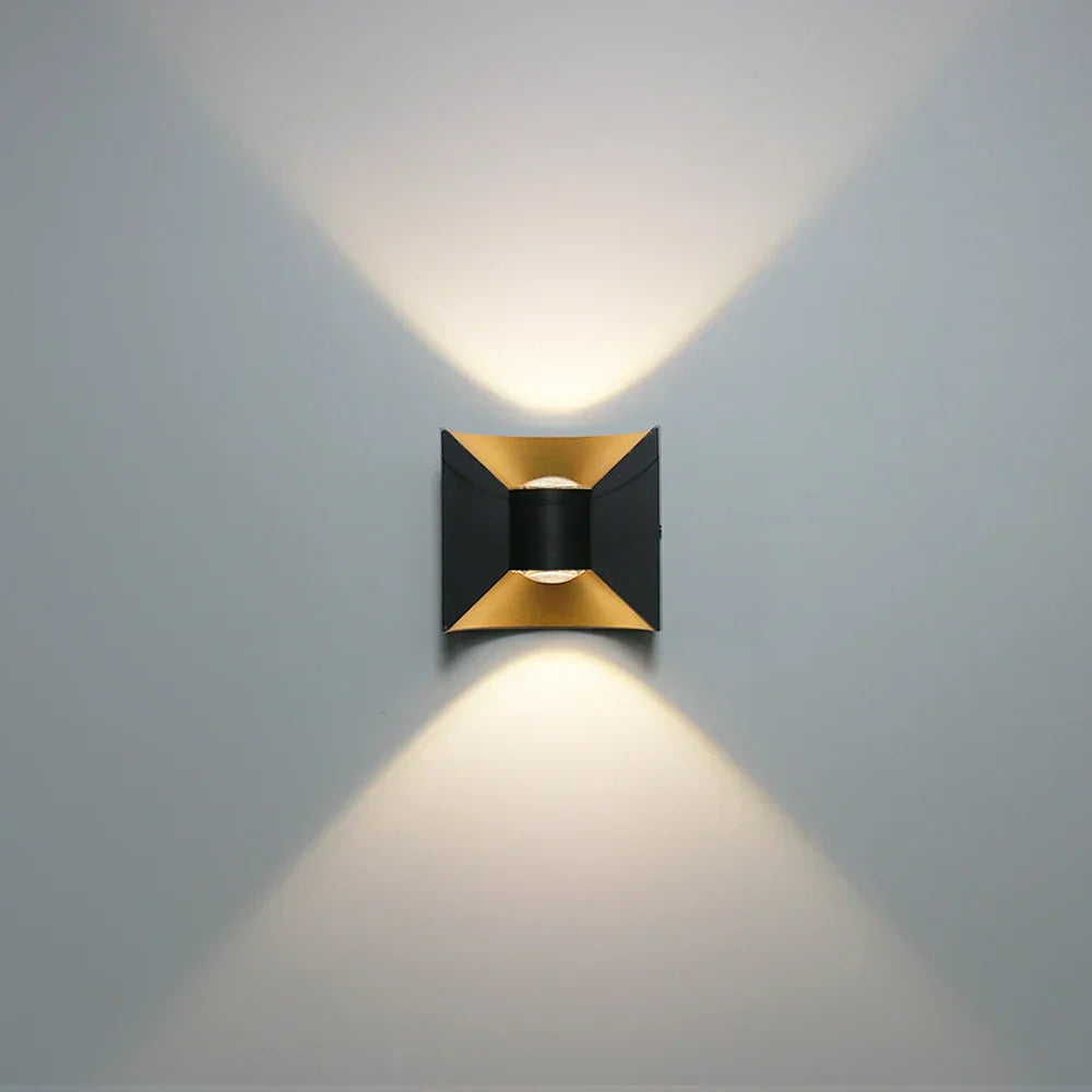 LichtMeester | Applique murale LED extérieure | Étanche IP65 | Design moderne | Éclairage économique | Durable et résistant aux intempéries | Parfait