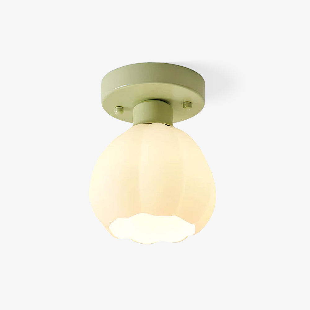 LoveGlow Glas & Metal Loftlampe | Romantisk stil med elegant design | Ideel til stue og soveværelse