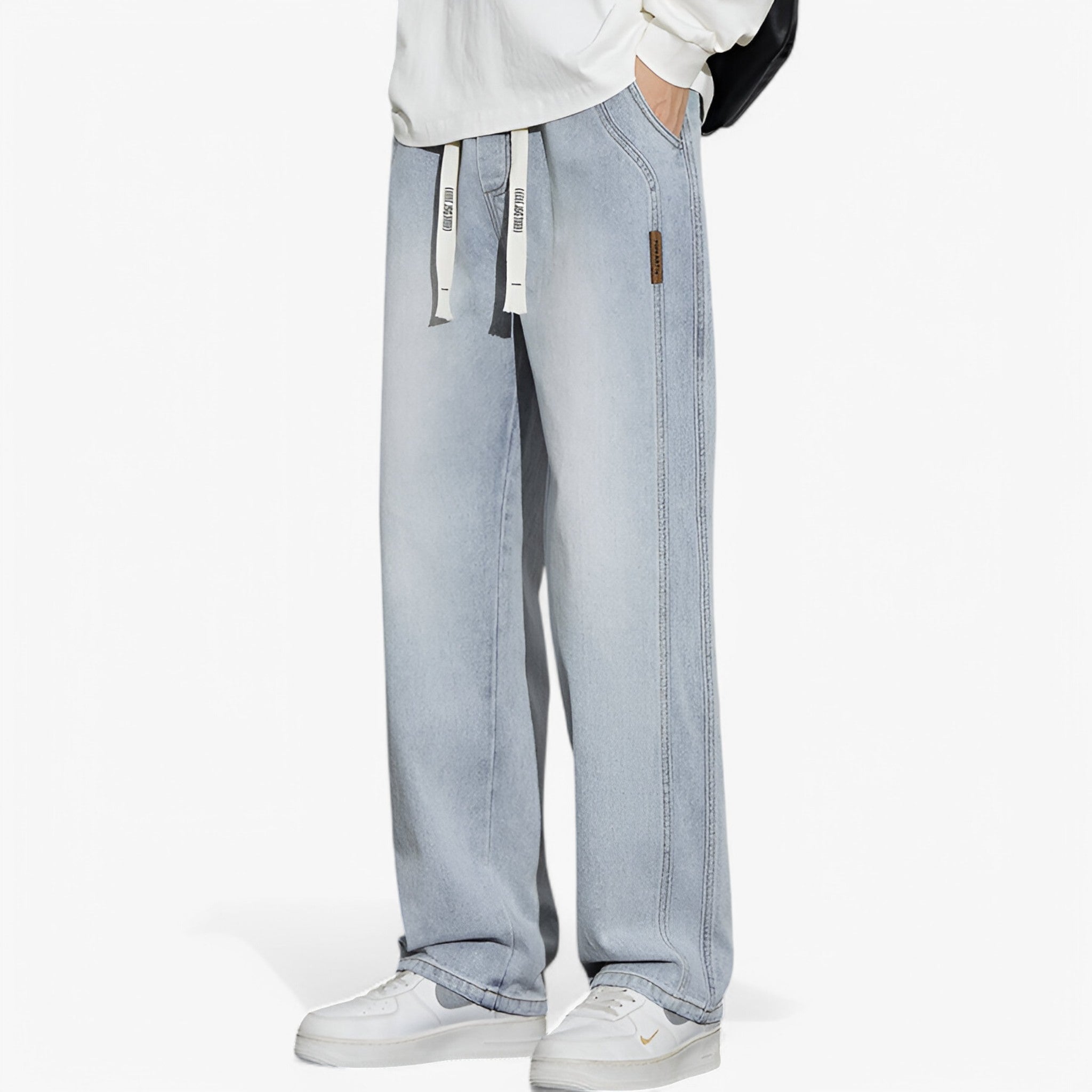 Jace | Denimbukser med brede ben - Trendy og komfortable
