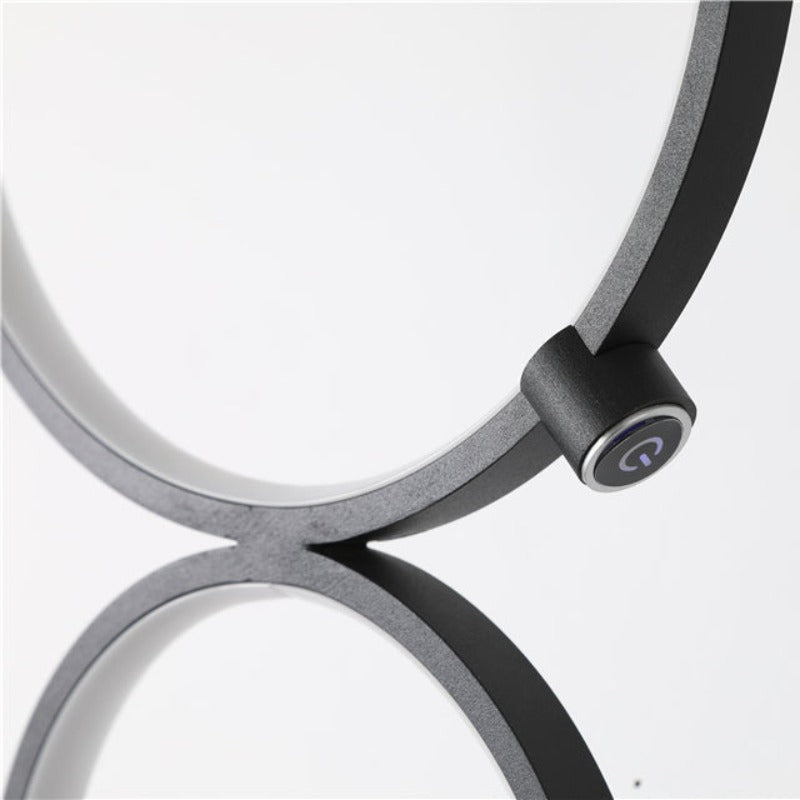 Arisa Lampe sur pied | Design élégant de cercles | Anneaux empilés modernes | Éclairage efficace | Qualité durable | Idéal pour salon, chambre &