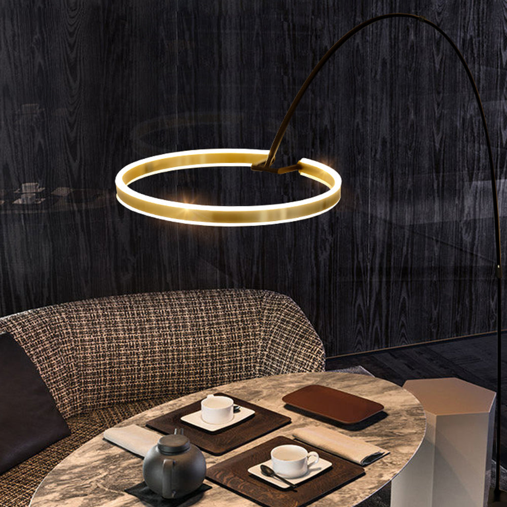 Moderne bogenförmige Stehlampe | Elegantes Design | Effektive Beleuchtung | Strapazierfähige Materialien | Ideal für Wohnzimmer, Schlafzimmer oder