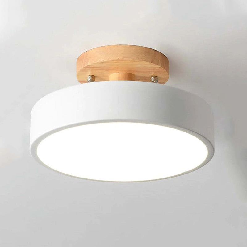VegaGleam | Elegante LED-Lampe aus Holz und Acryl | Vielseitige Wandleuchte für Wohnzimmer, Schlafzimmer oder Esszimmer | Energieeffiziente