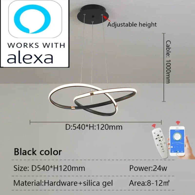 LightMaster | Smart LED Pendelbeslag | Nem og Sikker Montering | Universal Kompatibilitet | Passer til Diverse Lofttyper | Robust Design | Høj