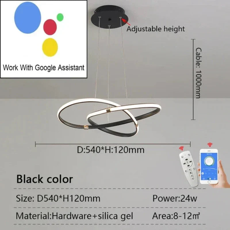 LightMaster | Smart LED Pendelbeslag | Nem og Sikker Montering | Universal Kompatibilitet | Passer til Diverse Lofttyper | Robust Design | Høj