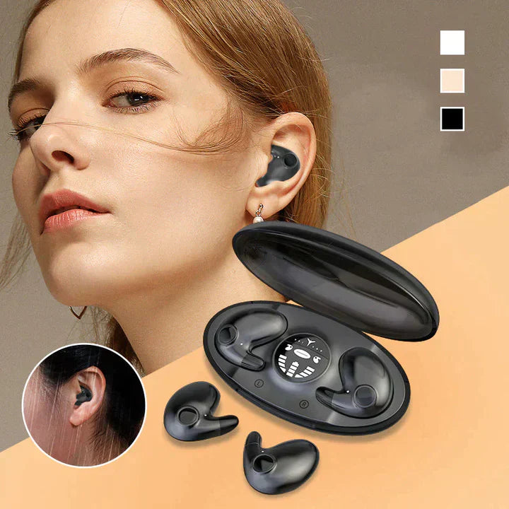 SnoozePods | Trådløse Mini-Sov Høretelefoner med Støjreduktion & Lang Batteritid