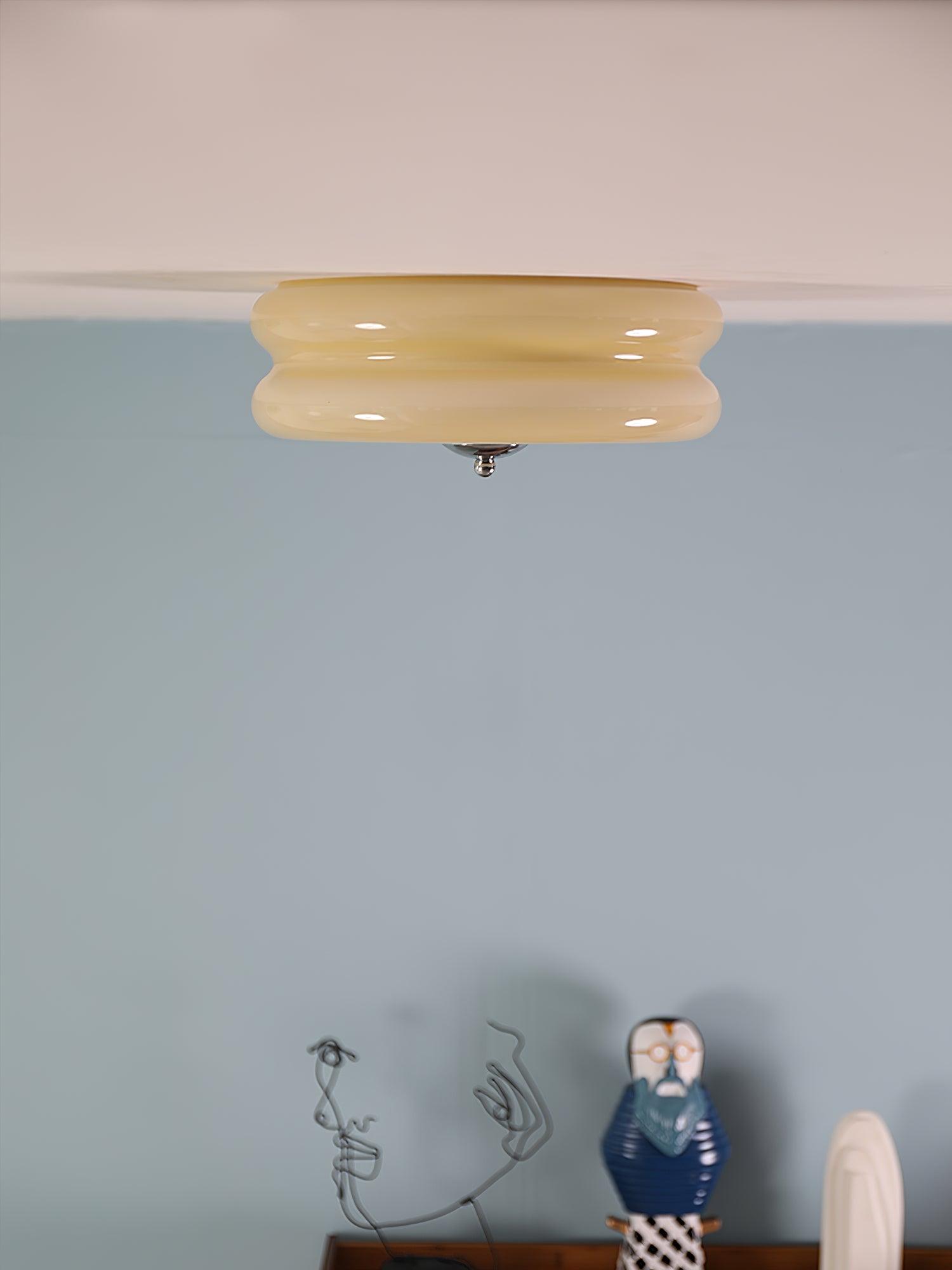 Art Deco loftslampe | Vintage design | Geometrisk elegance | Lysmuligheder 3000K-6000K | Integreret LED | Jern, metal og glas | UL, ETL, CE certificeret | Perfekt til stue, spisestue, entré