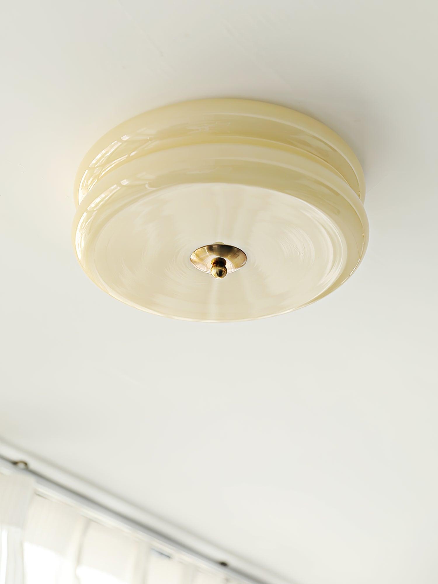Art Deco loftslampe | Vintage design | Geometrisk elegance | Lysmuligheder 3000K-6000K | Integreret LED | Jern, metal og glas | UL, ETL, CE certificeret | Perfekt til stue, spisestue, entré