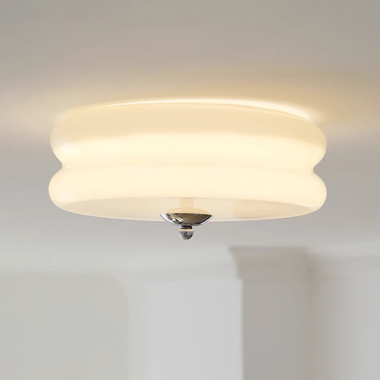 Art Deco loftslampe | Vintage design | Geometrisk elegance | Lysmuligheder 3000K-6000K | Integreret LED | Jern, metal og glas | UL, ETL, CE certificeret | Perfekt til stue, spisestue, entré