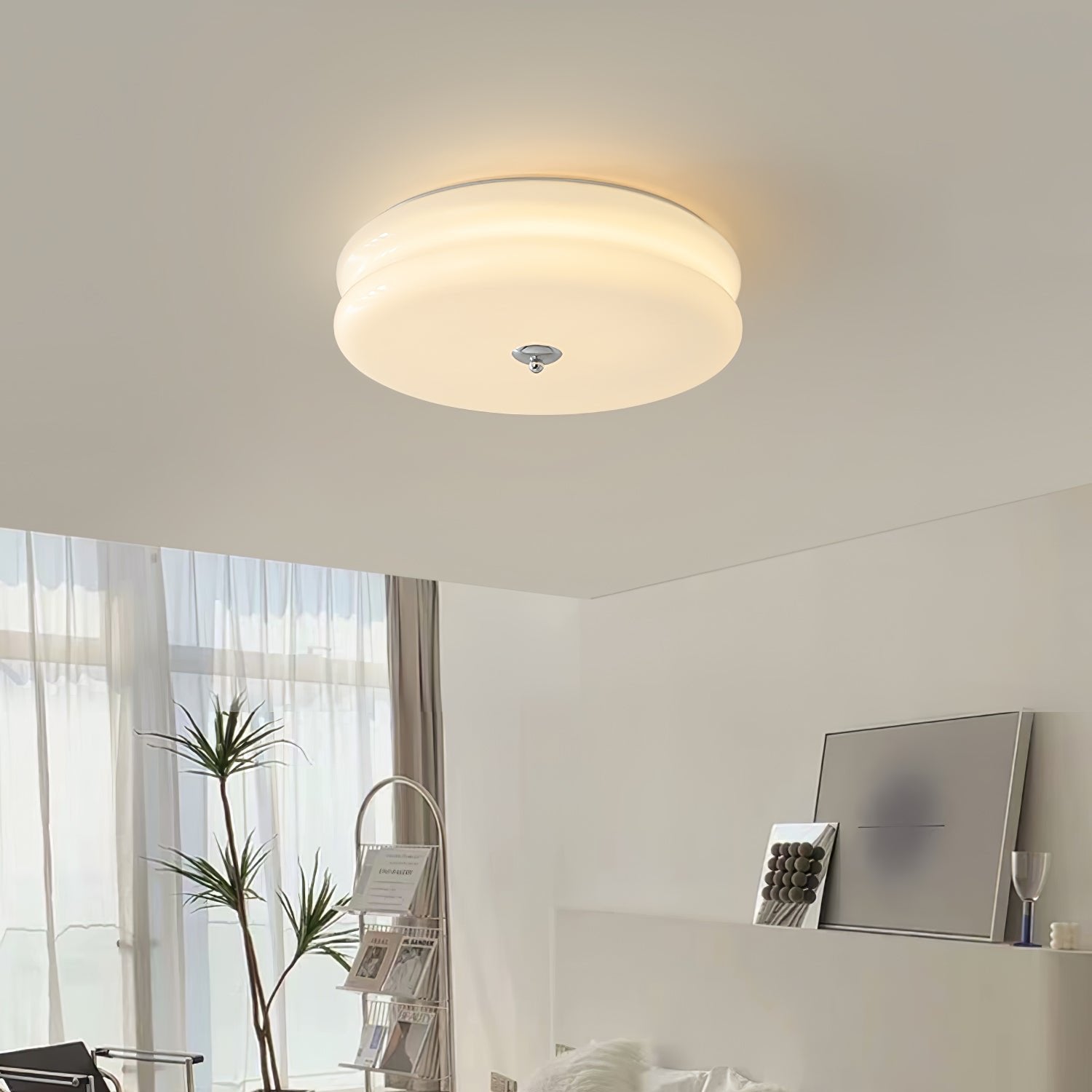 Art Deco loftslampe | Vintage design | Geometrisk elegance | Lysmuligheder 3000K-6000K | Integreret LED | Jern, metal og glas | UL, ETL, CE certificeret | Perfekt til stue, spisestue, entré