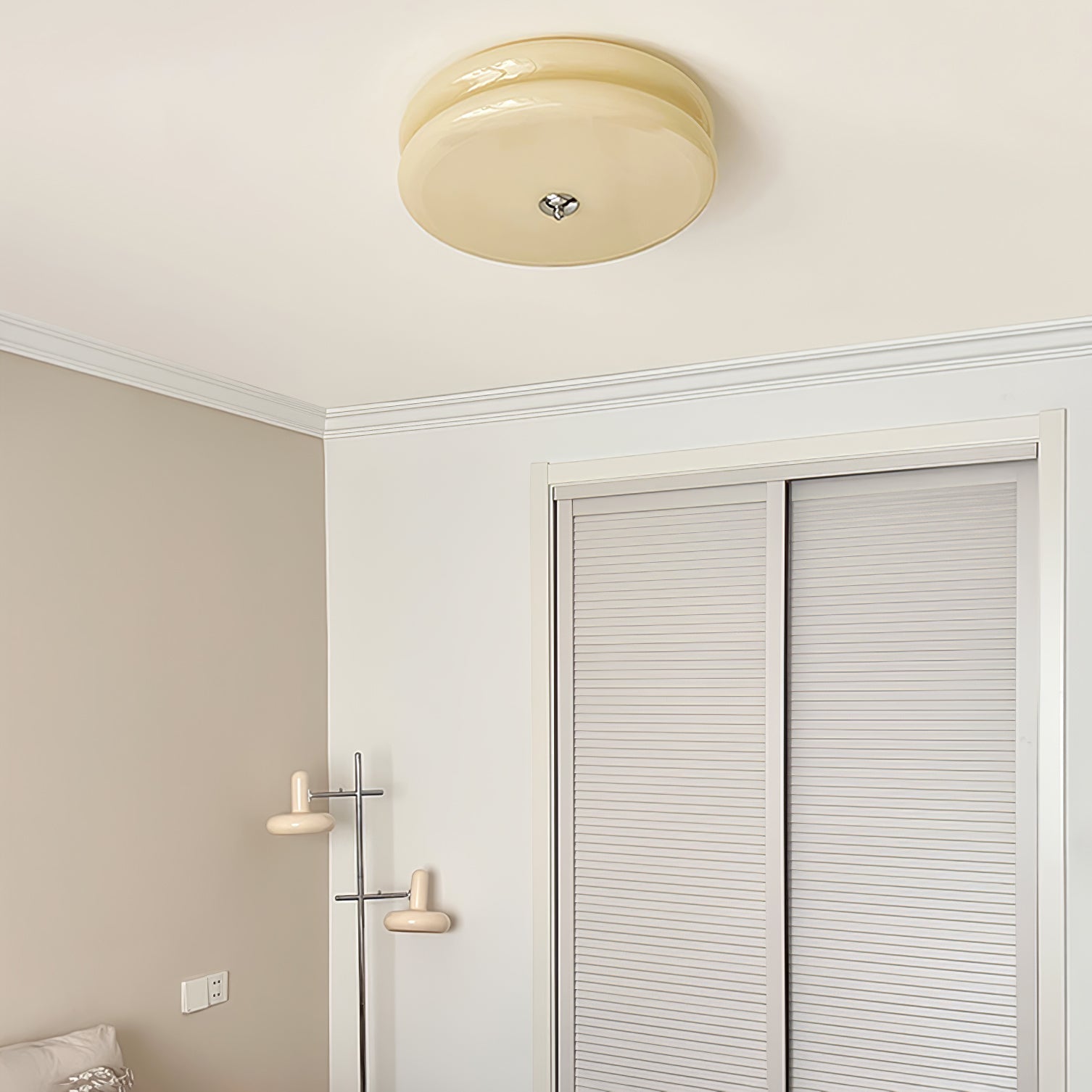 Art Deco loftslampe | Vintage design | Geometrisk elegance | Lysmuligheder 3000K-6000K | Integreret LED | Jern, metal og glas | UL, ETL, CE certificeret | Perfekt til stue, spisestue, entré
