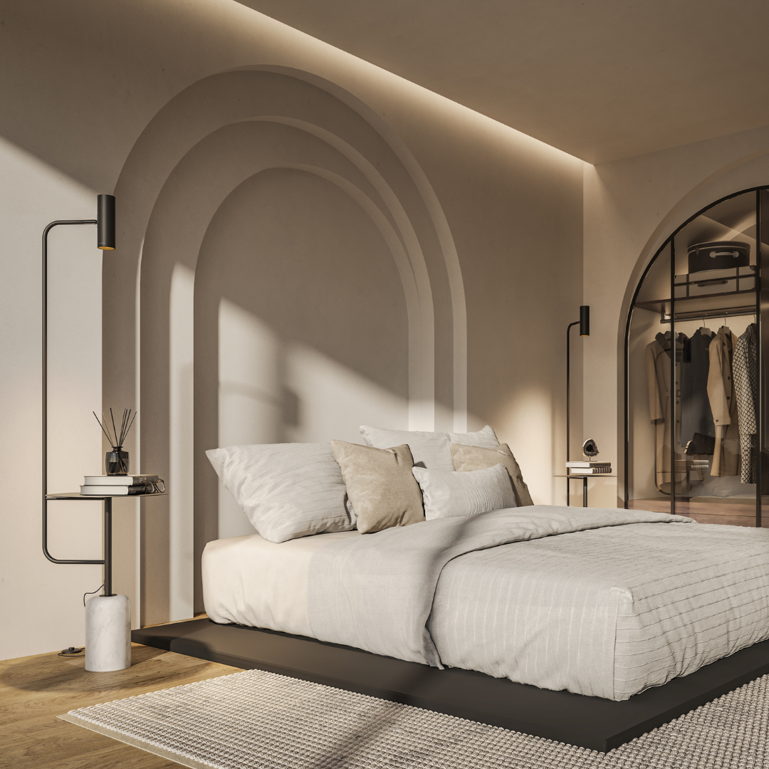 Bodenständer | LED Integriert | Modernes Design | Einstellbare Helligkeit | Energiesparend | Elegante Innenbeleuchtung | Robuste Konstruktion