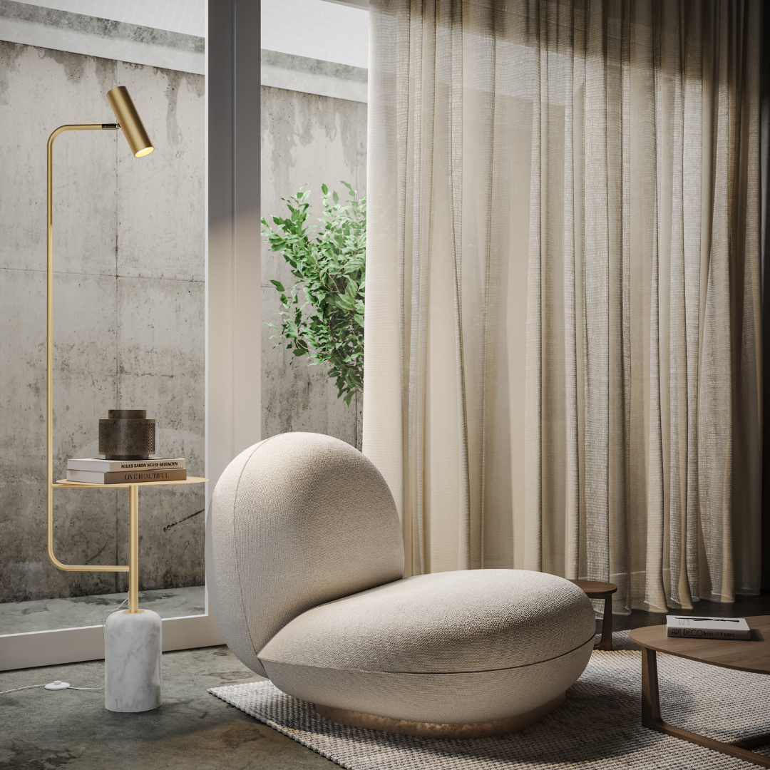 Bodenständer | LED Integriert | Modernes Design | Einstellbare Helligkeit | Energiesparend | Elegante Innenbeleuchtung | Robuste Konstruktion