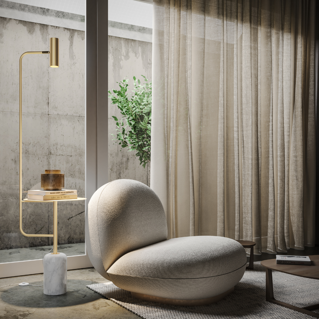 Bodenständer | LED Integriert | Modernes Design | Einstellbare Helligkeit | Energiesparend | Elegante Innenbeleuchtung | Robuste Konstruktion