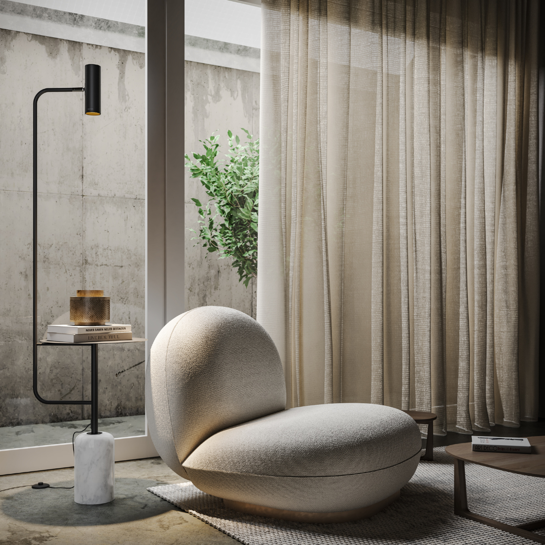 Bodenständer | LED Integriert | Modernes Design | Einstellbare Helligkeit | Energiesparend | Elegante Innenbeleuchtung | Robuste Konstruktion