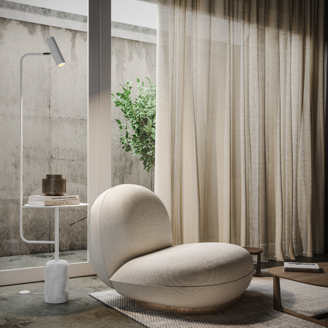 Bodenständer | LED Integriert | Modernes Design | Einstellbare Helligkeit | Energiesparend | Elegante Innenbeleuchtung | Robuste Konstruktion