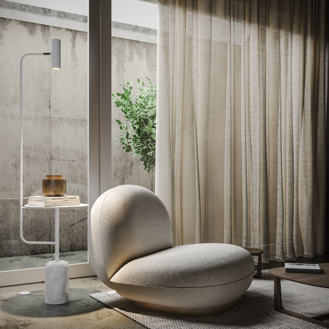 Bodenständer | LED Integriert | Modernes Design | Einstellbare Helligkeit | Energiesparend | Elegante Innenbeleuchtung | Robuste Konstruktion