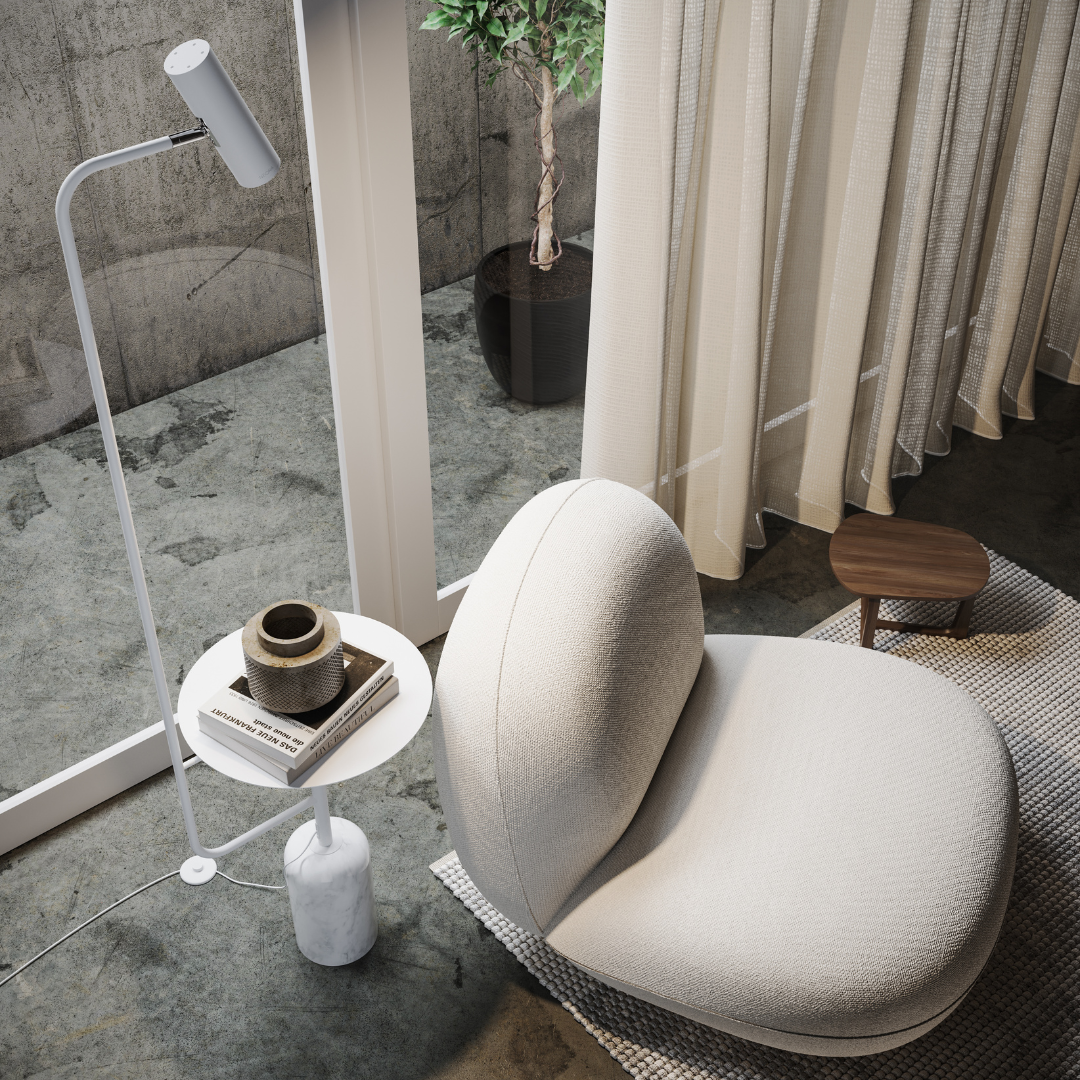 Bodenständer | LED Integriert | Modernes Design | Einstellbare Helligkeit | Energiesparend | Elegante Innenbeleuchtung | Robuste Konstruktion