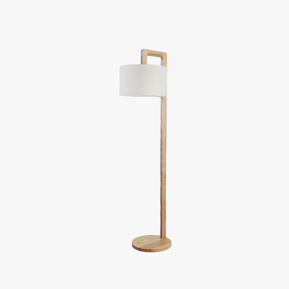 Ozawa | Stehende LED-Lampe | Winkearm | Beigefarbenes Holz | Modernes Design | Innenbeleuchtung | Schlafzimmer &