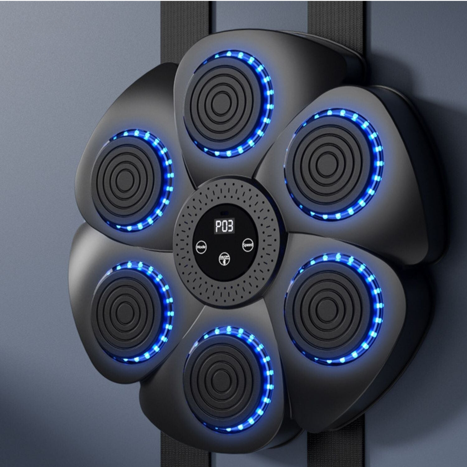 BoxBuddy™ | Interaktiv boksemaskine med smarte sensorer og Bluetooth | Justerbart træningsudstyr til børn og voksne | Holdbart design | Nem montering på væg | Forbedr styrke og reflekser derhjemme