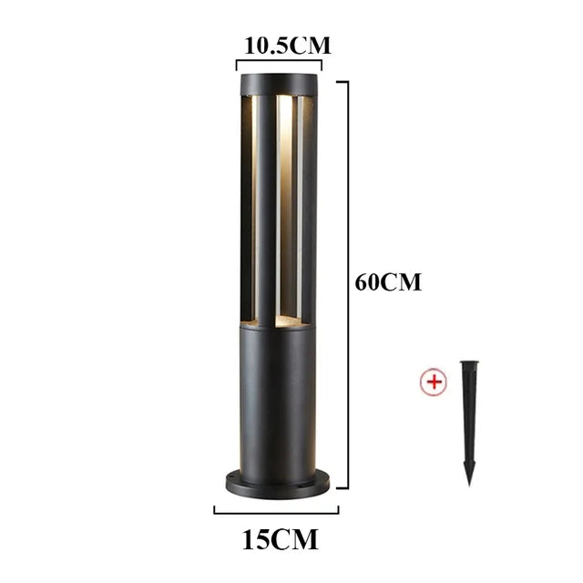 Luminoir StoneGlow | Lampe LED extérieure étanche | Design élégant | Économe en énergie | Aluminium résistant aux intempéries | Idéal pour allées de