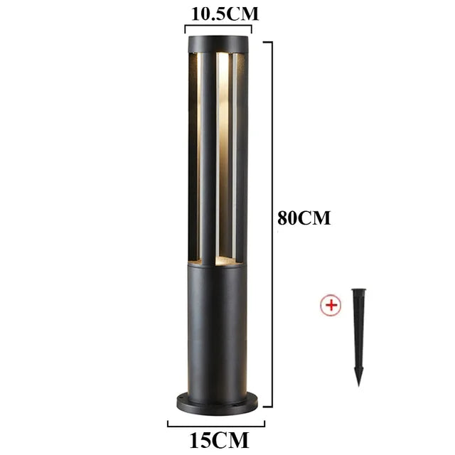 Luminoir StoneGlow | Lampe LED extérieure étanche | Design élégant | Économe en énergie | Aluminium résistant aux intempéries | Idéal pour allées de