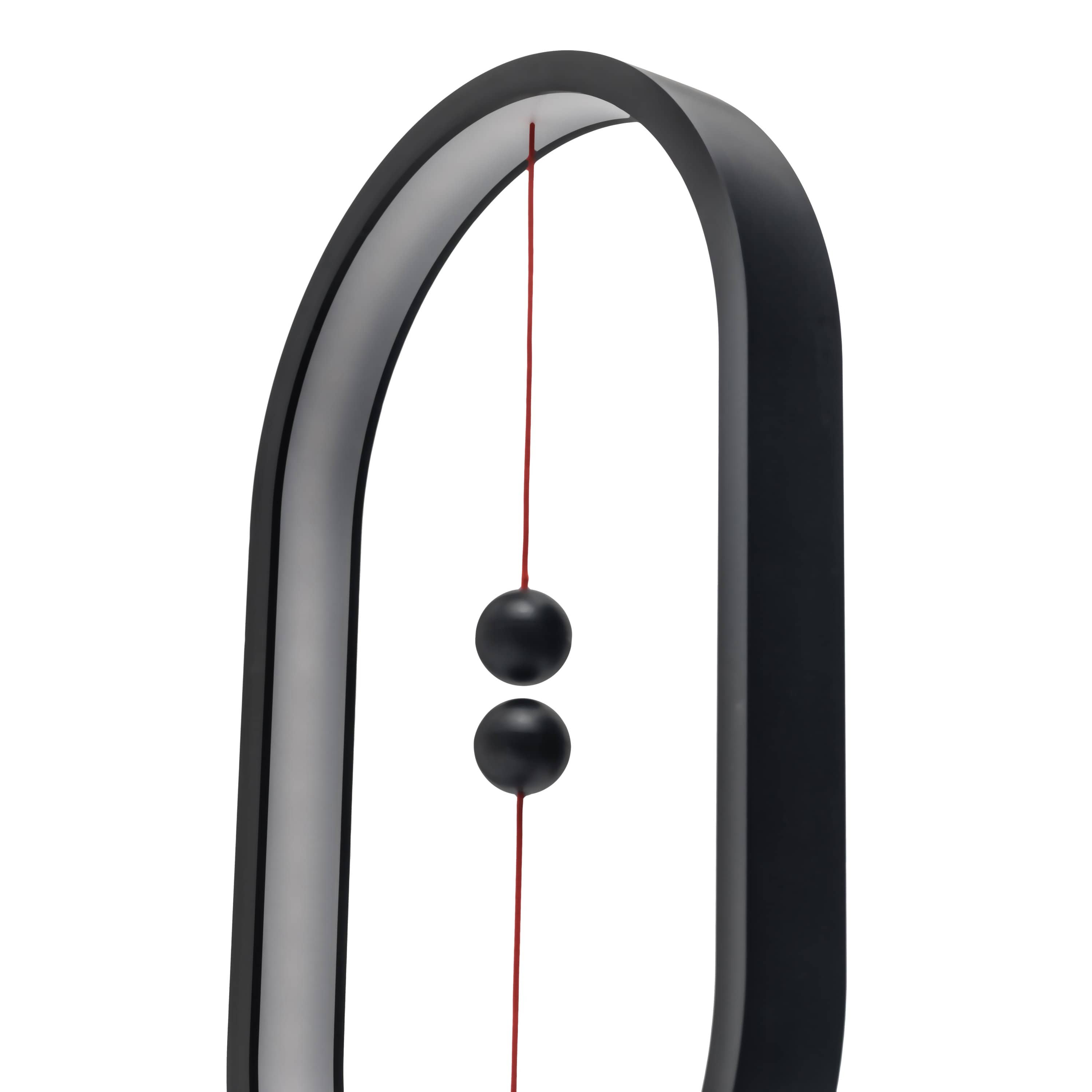 Éclairage de table LED magnétique flottant | Noir | Aluminium & plastique ABS | Design futuriste | 40x20 cm | Économe en énergie | Intérieur moderne