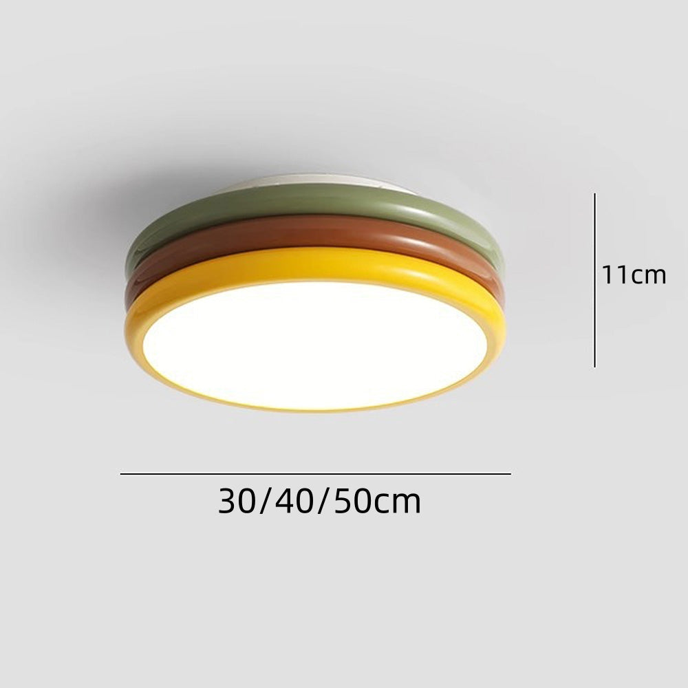 Moderne Kuppel-Lampe | Farverig Indretning | Diameter 30/40/50 cm | Jern & Akryl Materiale | Hvid Grøn Rød Gul | LED Tilpasning | CE UL Certificeret