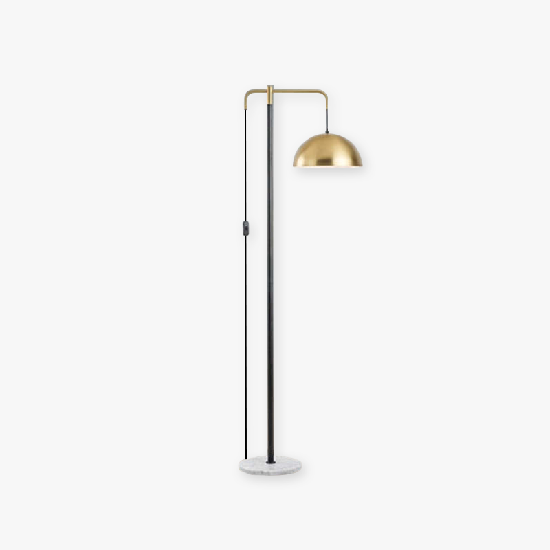 Modern Avorena | Golvlampa med marmorfot | Minimalistisk design | Effektiv belysning | Robust konstruktionsmaterial | Perfekt för vardagsrum, sovrum eller arbetsplats | Hög kvalitet