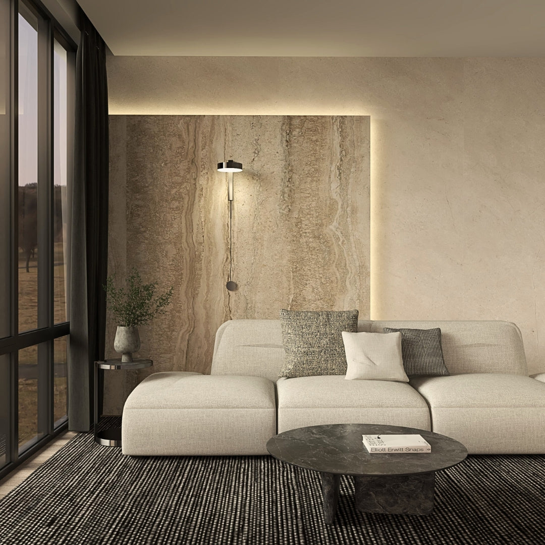 Celine lampskärm | Aluminium | Dimbar LED | Roterande skärm | Modern design | 20W | Vägglampa | Höjd 28 cm | Bredd 10 cm | Justerbar längd 66 cm | UL-certifierad | Lämplig för alla inredningar