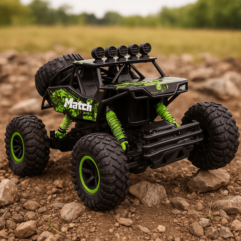 BeastTrek X4 | Robustes Offroad-RC-Auto | 4x4 | Leistungsstarker Motor | Stoßfest | 15 km/h | Lange Laufzeit | 2,4-GHz-Fernsteuerung | Hochwertige Reifen | Für Kinder und Erwachsene | Inklusive Akku | Ideal für Garten und Erde