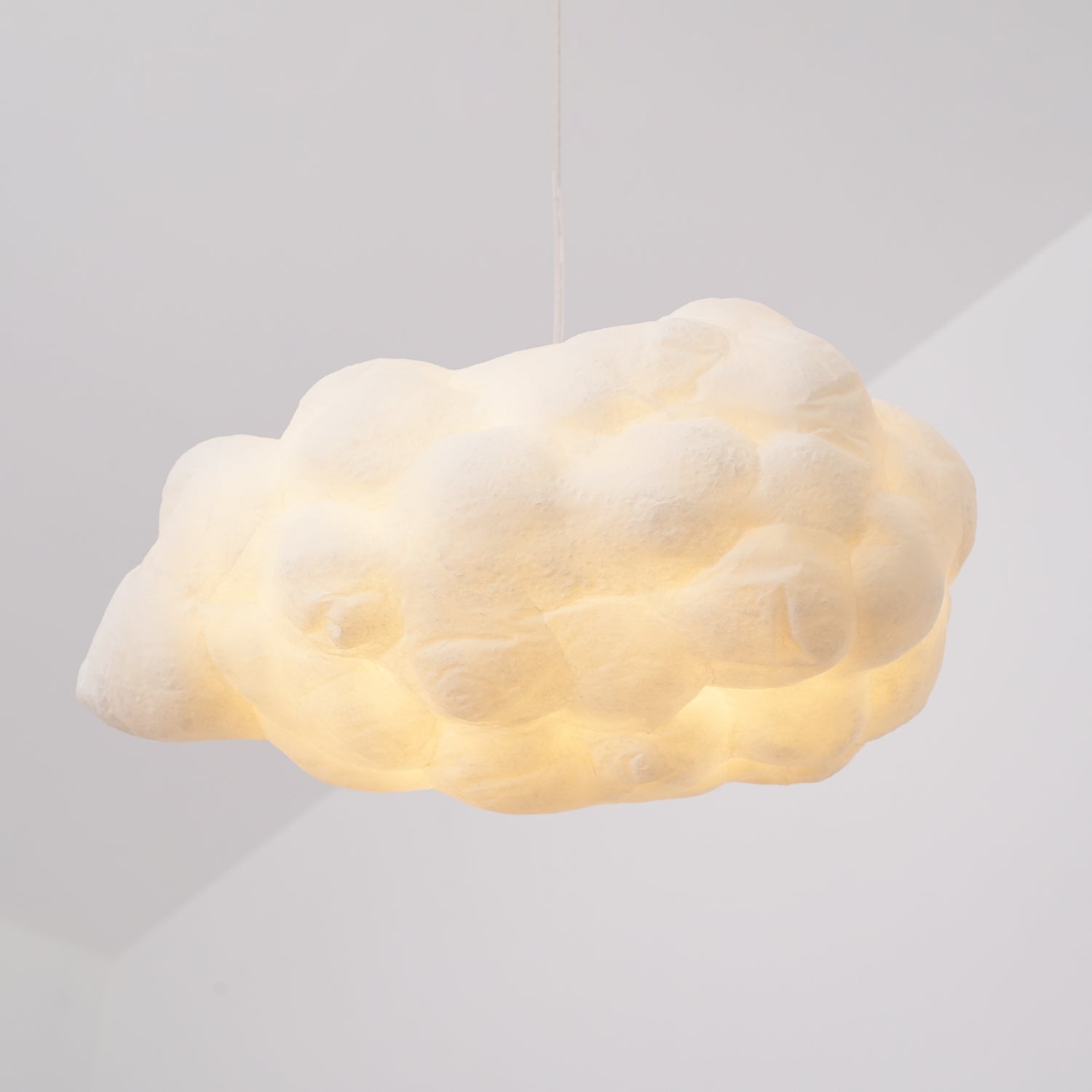 Cloudy Pendel Lampe | Moderne LED Design | Blødt Diffust Lys | Minimalistisk Indretning | UL CE SAA Certificeret | Fastmonteret | Jern Metal Bomuld